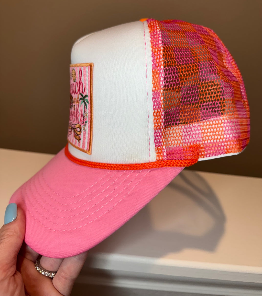 Beach & Books Trucker Hat