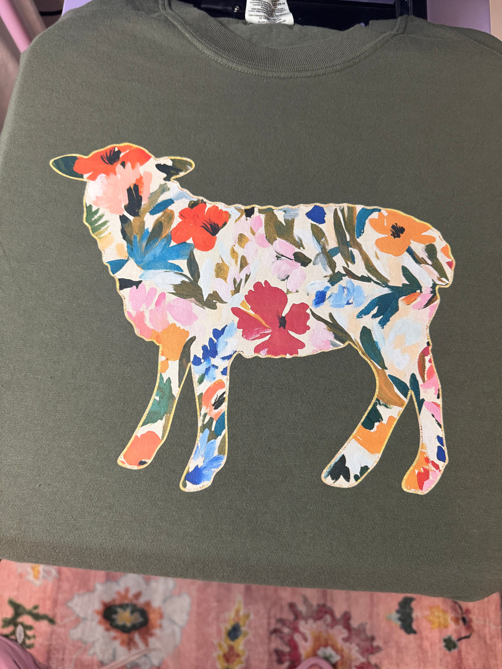 Floral Sheep