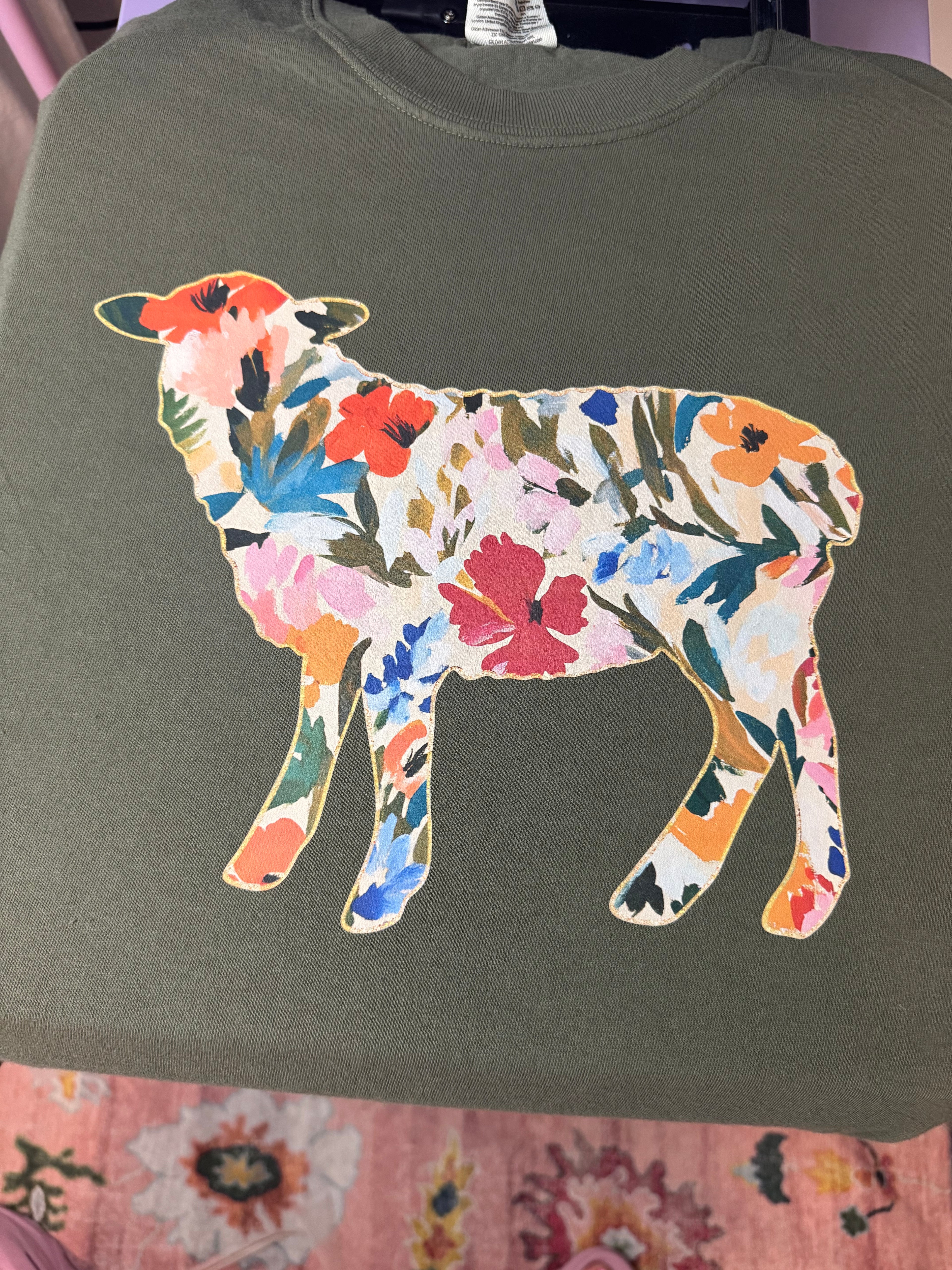 Floral Sheep