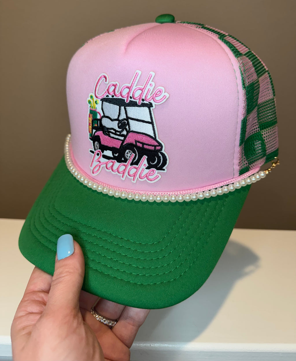Caddie Baddie Golf Cart Trucker Hat